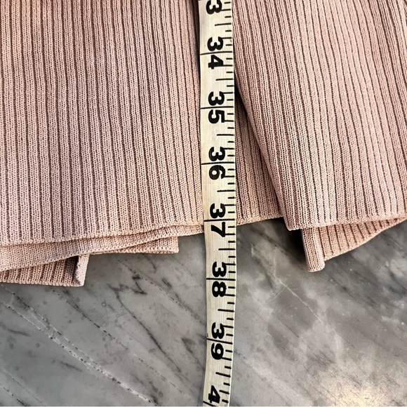 TY-LR Revolve Thick Knit Camel Mirage Sweater Tunic Medium - Picture 12 of 13